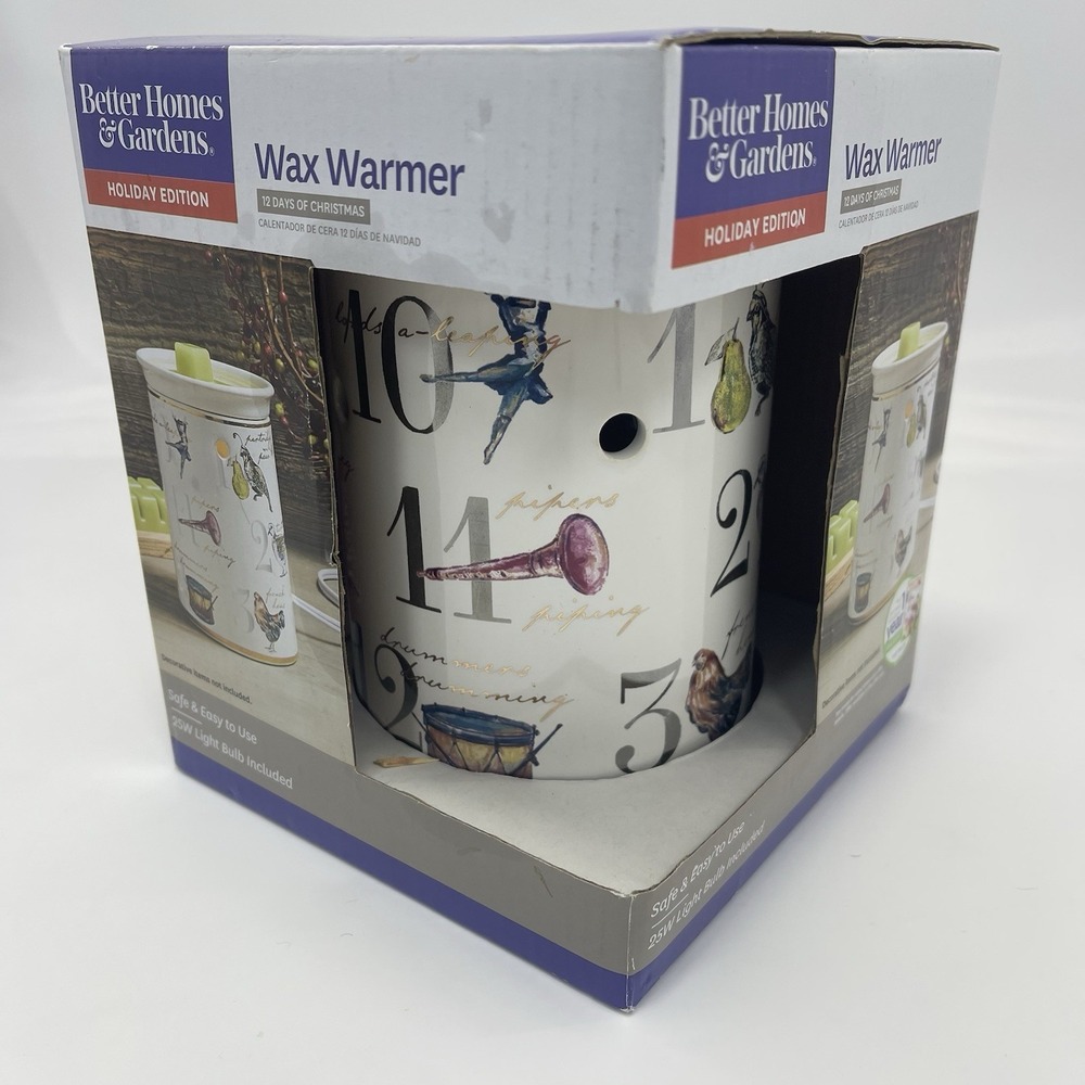 Better Homes & Gardens 12 Days‎ of Christmas Wax Warmer Full Size Holiday